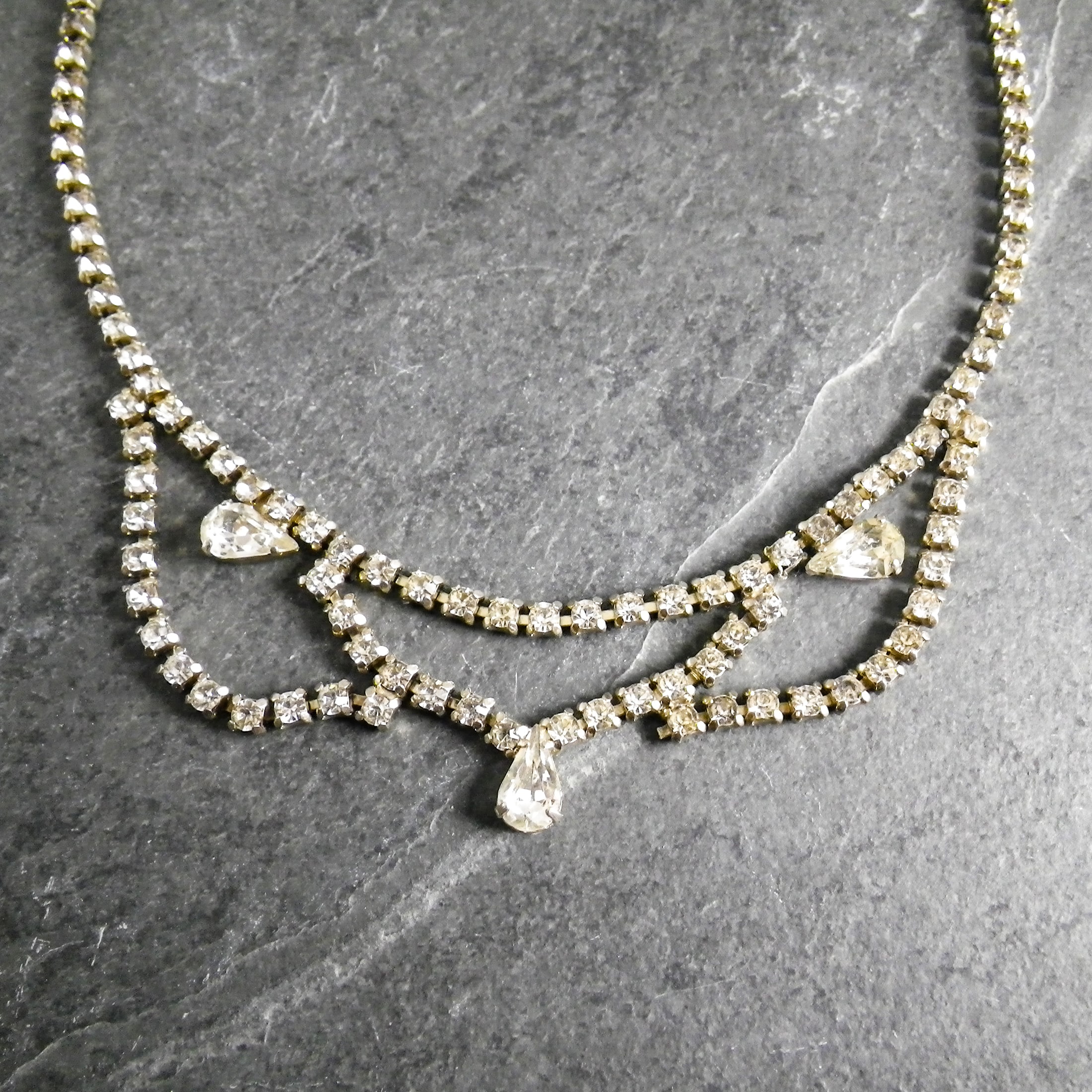 Vintage Rinestone Necklace